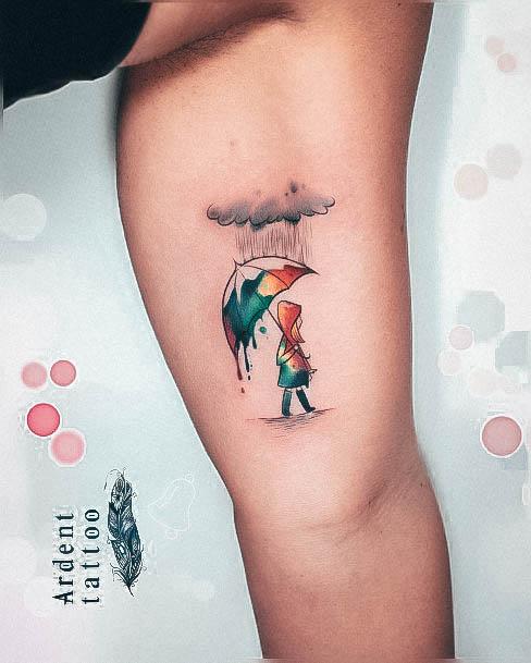 Rain Womens Tattoo Designs