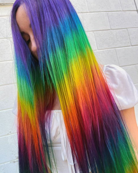 Rainbow Hairstyles Design Inspiration For Women