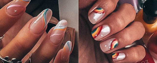 Top 100 Best Rainbow Nail Ideas For Women – Colorful Fingernails