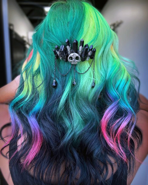 Rainbowic Womens Rainbow Hairstyles Ideas