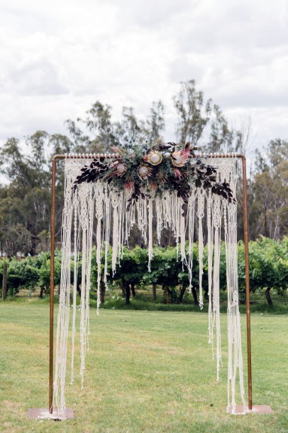 Raining Garlands Boho Wedding Flowers