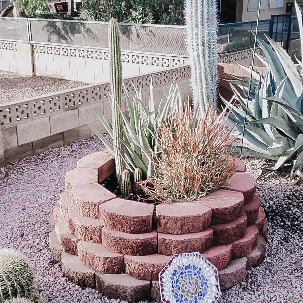 Raised Above Ground Brick Garden Box