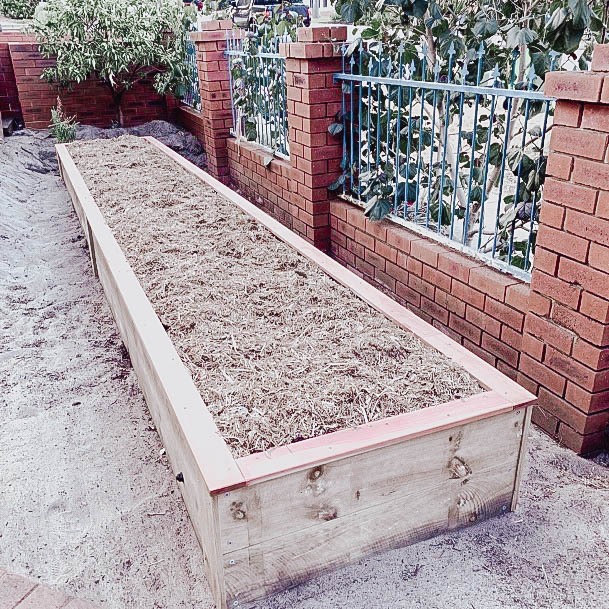 Raised Above Ground Wood Garden Box