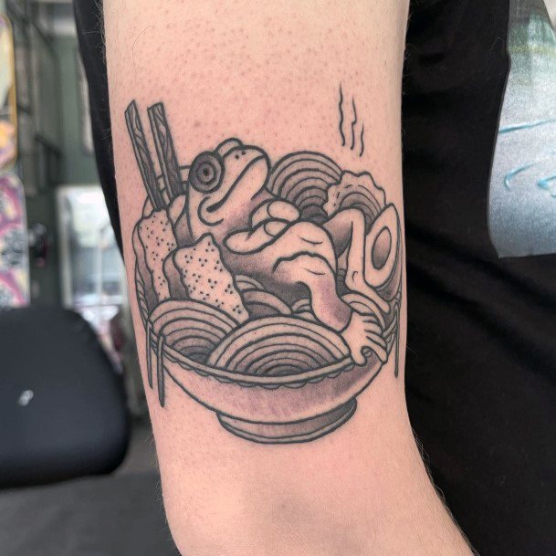 Ramen Tattoo For Ladies