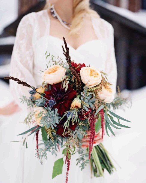 Rare Christmas Wedding Flowers