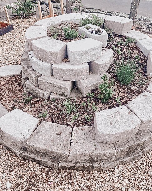 Rasied Garden Bed Box Cinderblock Ideas