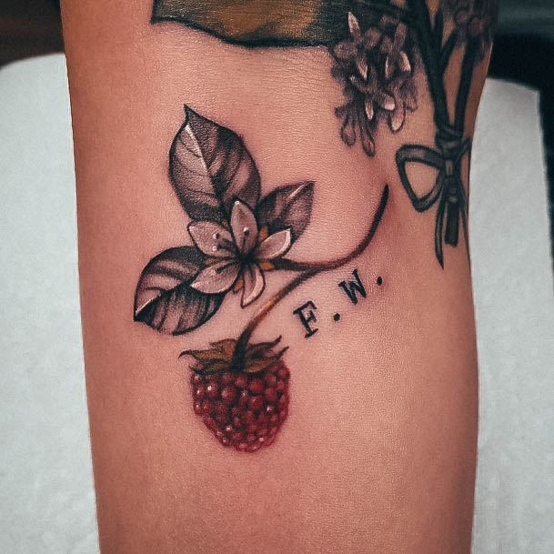 Raspberry Tattoo Design Inspiration For Women