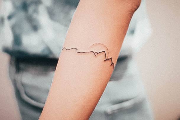 Ravishing Armband Tattoo On Female