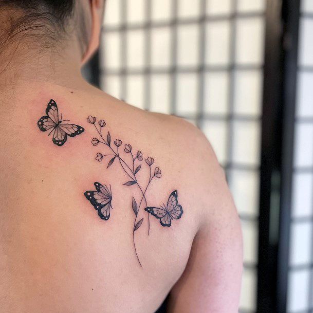 Ravishing Babys Breath Tattoo On Female