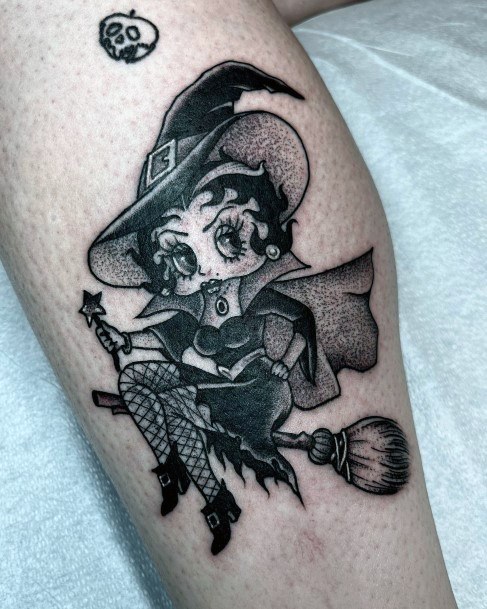 Ravishing Betty Bop Tattoo On Female