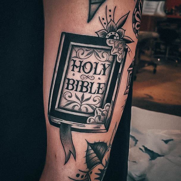 Ravishing Bible Tattoo On Female