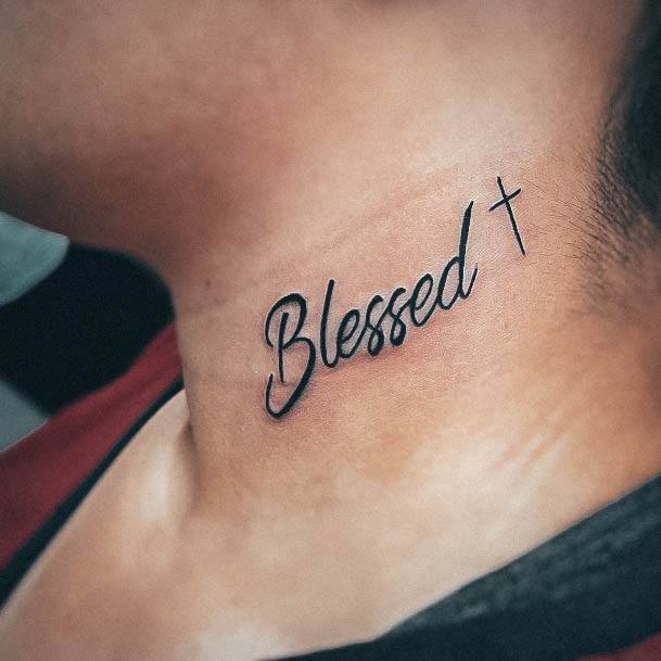 Ravishing Blessed Tattoo On Female