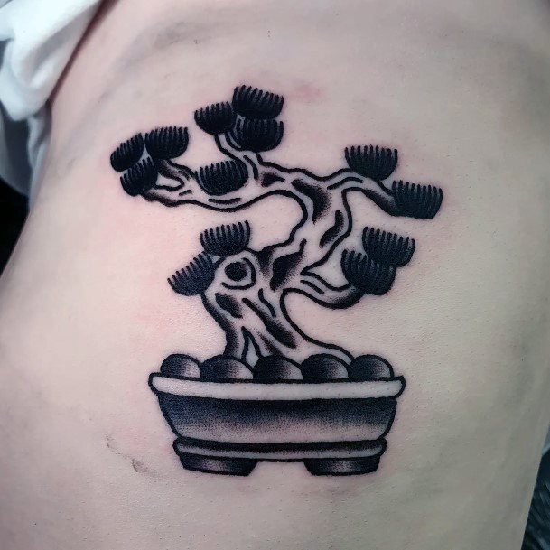 Ravishing Bonsai Tattoo On Female