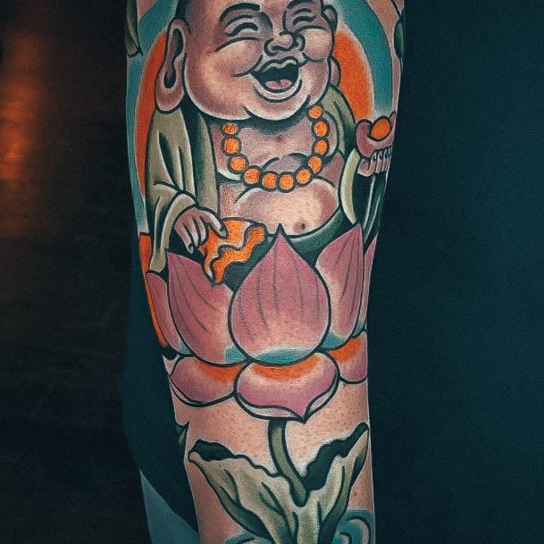 Ravishing Buddha Tattoo On Female