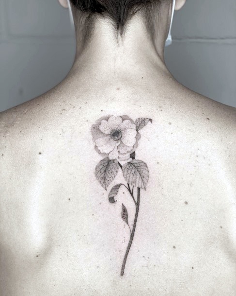 Ravishing Camellia Tattoo On Female