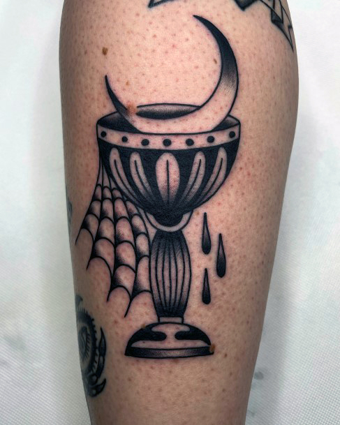 Ravishing Chalice Tattoo On Female