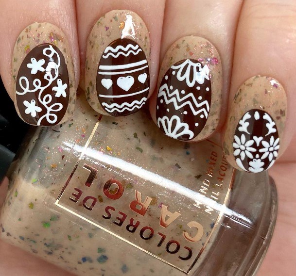 Ravishing Chocolate Nail On Female