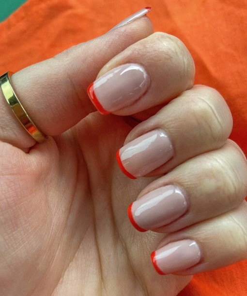 Ravishing Christmas Gel Nail On Female