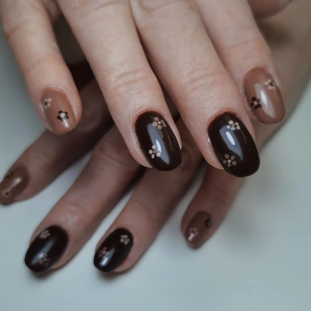 Ravishing Coffee Nail On Female