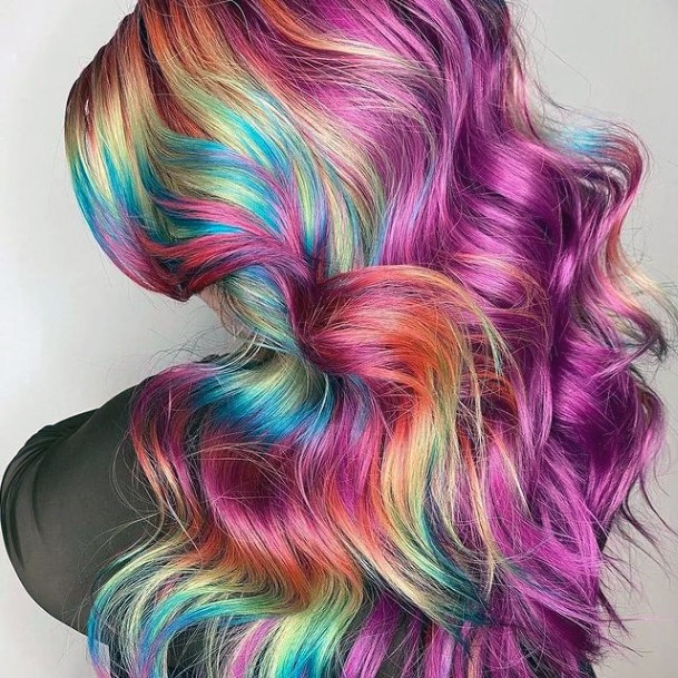 Ravishing Cool Hair Dye Colors On Female