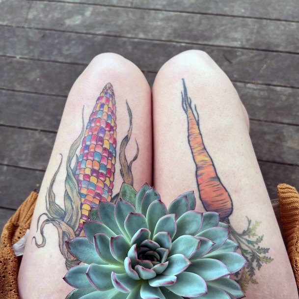 Ravishing Corn Tattoo On Female