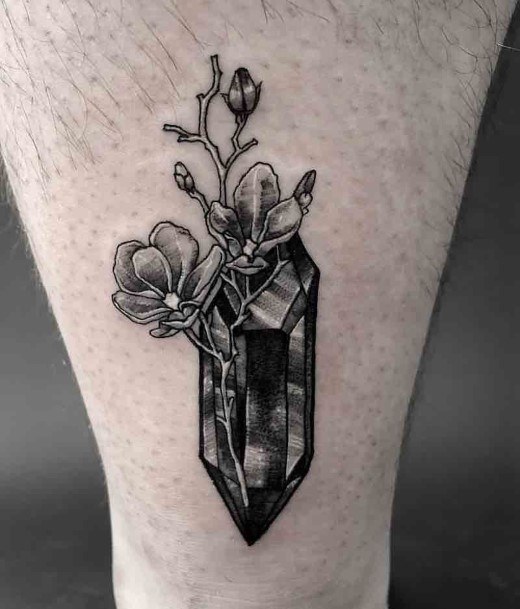 Ravishing Crystal Tattoo On Female