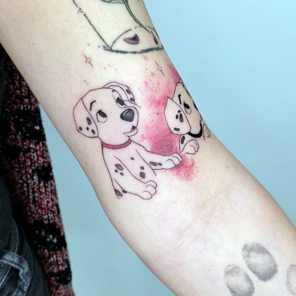 Ravishing Dalmatian Tattoo On Female