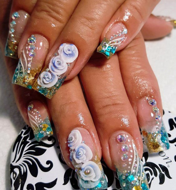 Ravishing Diamond Nails Women