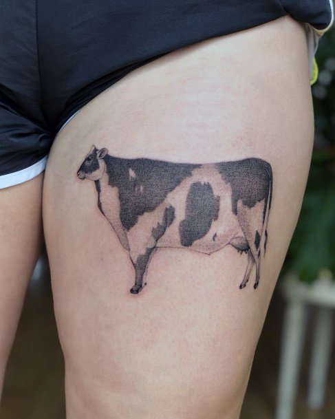 Ravishing Farm Tattoo On Female