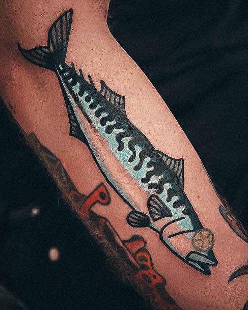 Ravishing Fish Tattoo On Female