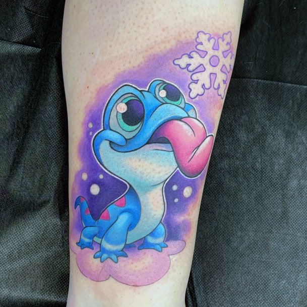 Ravishing Frozen Tattoo On Female