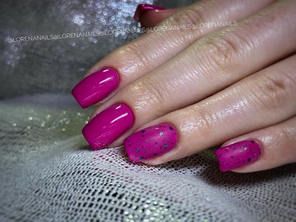 Ravishing Fuchsia Nail On Female