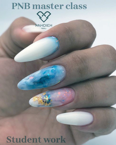 Ravishing Galaxy Nail On Female