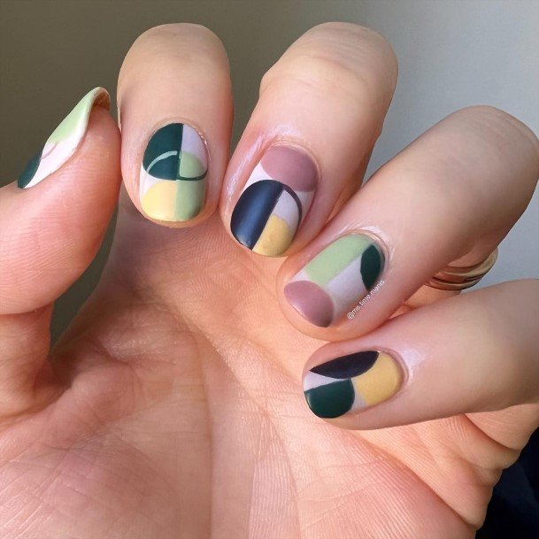 Ravishing Geometric Nail On Female