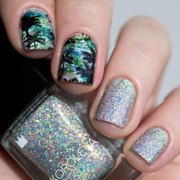 Ravishing Holographic Nail On Female