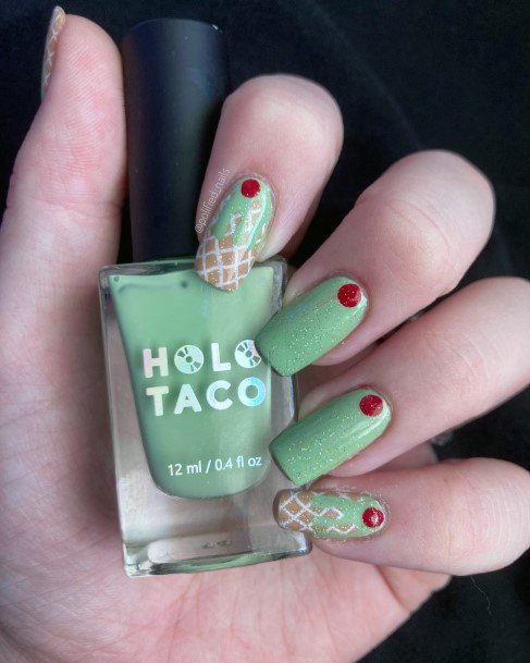 Ravishing Ice Cream Nail On Female