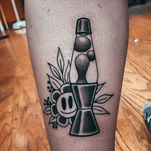 Ravishing Lava Lamp Tattoo On Female