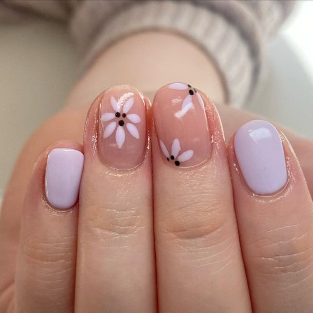 Ravishing Lilac Nail On Female