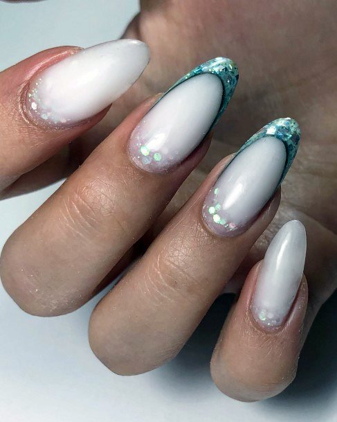 Ravishing Milky White Nail On Female