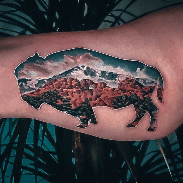 Ravishing Nature Tattoo On Female