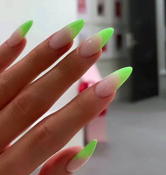 Ravishing Ombre Summer Nail On Female