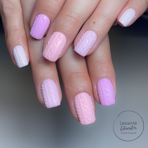 Ravishing Pale Pink Nail On Female