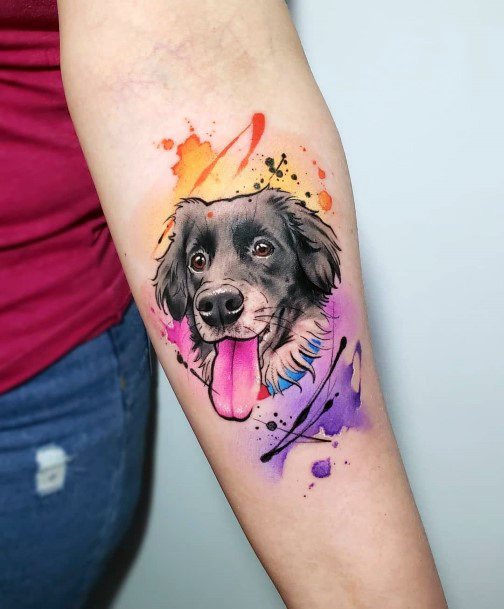 Ravishing Pet Tattoo On Female