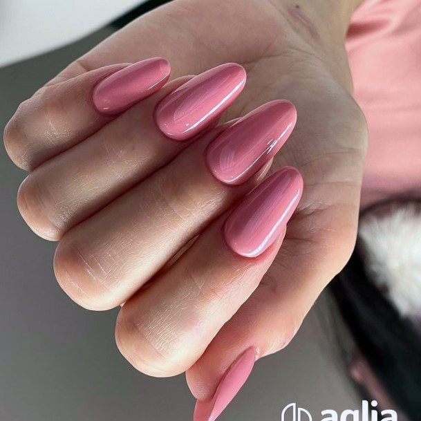 Ravishing Pink Nail On Female