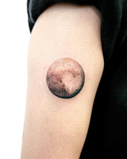 Ravishing Pluto Tattoo On Female