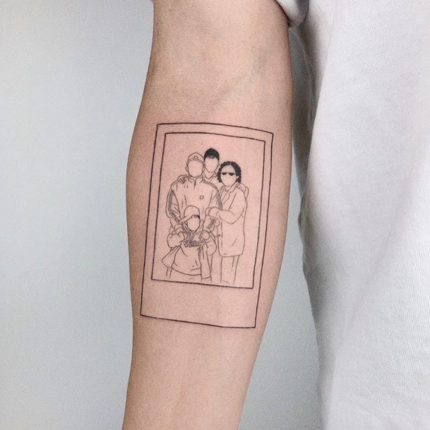 Ravishing Polaroid Tattoo On Female