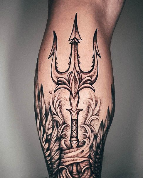 Top 100 Best Poseidon Tattoos For Women - Greek God Design Ideas