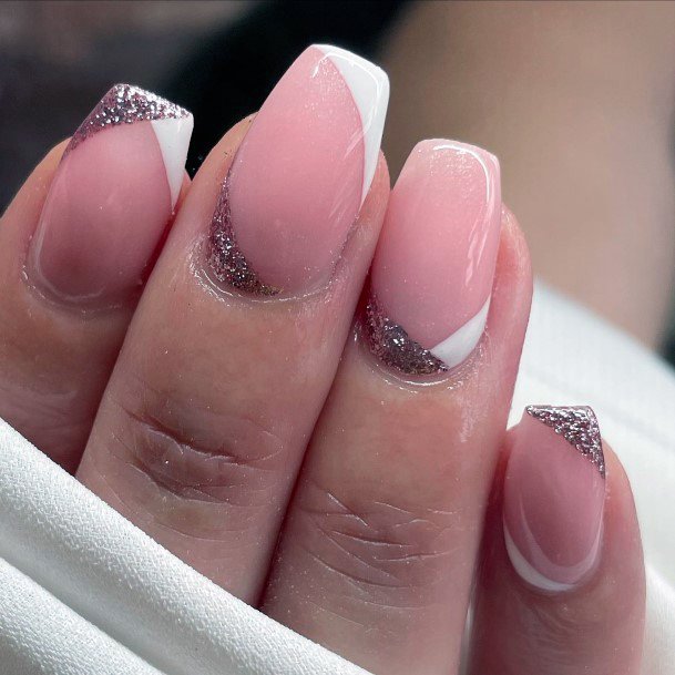 Ravishing Rose Gold Nail On Female