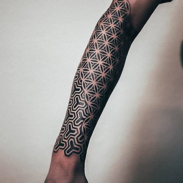 Ravishing Sacred Geometry Tattoo On Female