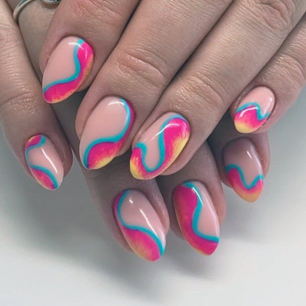 Ravishing Short Summer Nail On Female